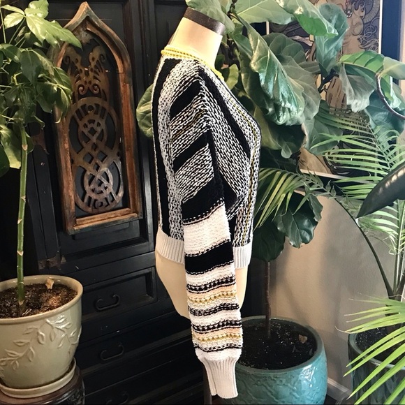 Free People Show Me Love stripe pull over sweater - Picture 11 of 14
